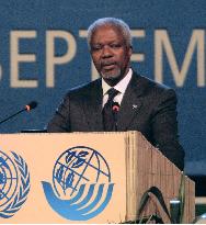 (5)U.N. World Summit on Sustainable Development opens